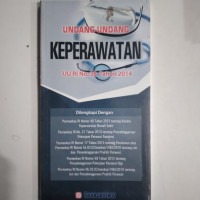 Image of Undang - Undang Keperawatan RI No. 38 Tahun 2014