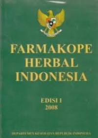 Image of Farmakope herbal Indonesia