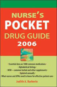 Image of Nurse's Pocket Drug Guide 2006