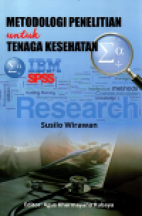 Image of Metodologi penelitian untuk tenaga kesehatan