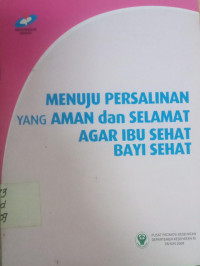 Menuju Persalinan Yang Aman dan Selamat Agar Ibu Sehat Bayi Sehat