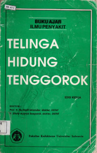 Buku ajar ilmu penyakit telinga hidung tenggorok