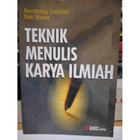 Teknik Menulis karya Ilmiah