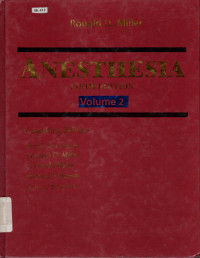 Anesthesia fifth edition