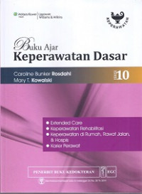 Image of Buku ajar keperawatan dasar : extended care, keperawatan rehabilitas, keperawatan di rumah, rawat jalan & hospis, karier perawat