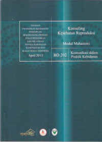 Image of Konseling Kesehatan Reproduksi ( modul mahasiswa)