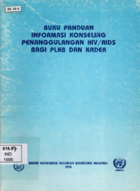 Image of Buku Panduan Informasi Konseling Penanggulangan HIV/AIDS bagi PLKB dan Kader