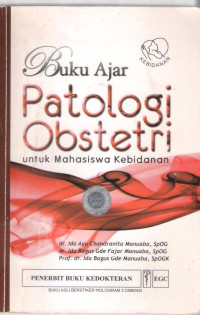 Image of Buku Ajar Patologi Obstetri Untuk Mahasiswa Kebidanan