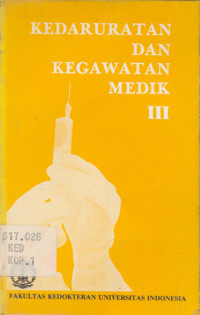 Image of Kedaruratan dan Kegawatan Medik III