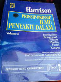 Harrison prinsip-prinsip ilmu penyakit dalam Vol. 5 Ed. 13