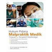Image of Hukum Pidana Malpraktik Medik