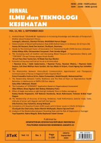 Jurnal Ilmu dan Teknologi Kesehatan