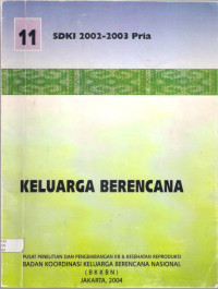 SDKI 2002-2003-Pria Keluarga Berencana