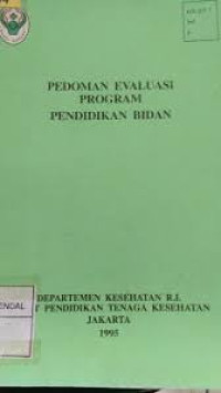 Image of Pedoman Evaluasi Program Pendidikan Bidan