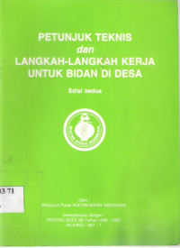 Image of Petunjuk teknis dan langkah-langkah kerja untuk bidan di desa