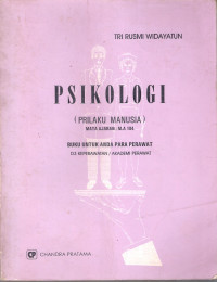 Image of PSIKOLOGI (Perilaku Manusia)