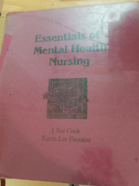 Essentials of mental health nursing