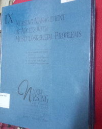 Nursing Management Of Adults With Musculoceletal Problems