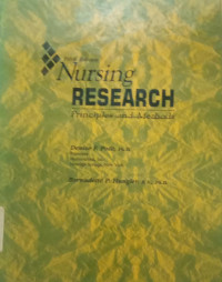 Image of Nursing research. (Buku Wajib M.A. Riset Kep. Jurkep)