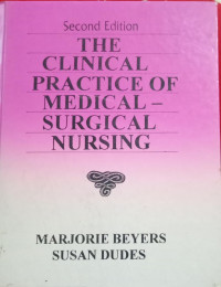 Image of The clinical practice of medical surgical nursing (2nd edition)