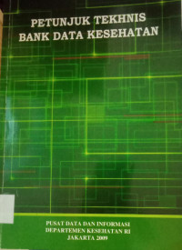 Image of Petunjuk teknis bank data kesehatan