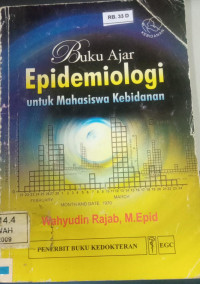 Buku Ajar Epidemiologi untuk Mahasiswa Kebidanan