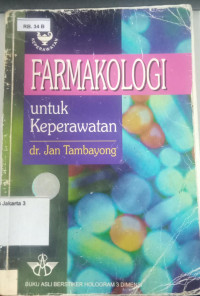 Image of Farmakologi untuk keperawatan