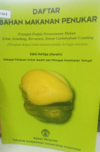 Daftar bahan makanan penukar