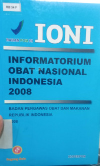 IONI (Informatorium Obat Nasional Indonesia) 2008