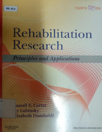 Rehabilitation research : principles and applications