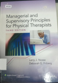 Managerial and supervisory principles for physical therapist {BW Fisioterapi}