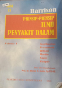 Image of Harrison prinsip-prinsip ilmu penyakit dalam Vol. 1 Ed. 13
