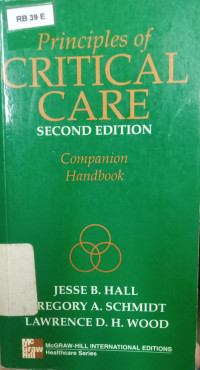 Principles of critical care 2nd edition
