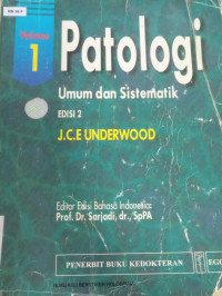Image of Patologi umum dan sistemaik Volume 1