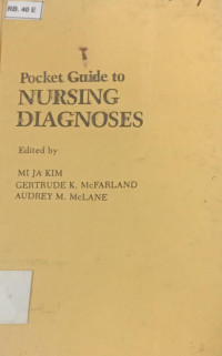 Pocket guide to nursing diagnoses