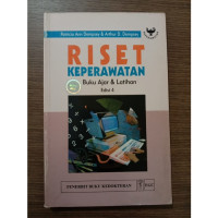 Riset keperawatan : buku ajar dan latihan