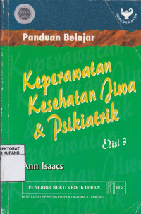 Image of Panduan belajar: keperawatan kesehatan jiwa dan psikiatrik