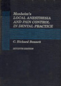 Image of Monheim's Local Anesthesia And Pain Control In Dental Practice