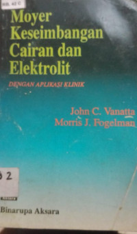 Buku Saku Moyer: Keseimbangan cairan dan elektrolit