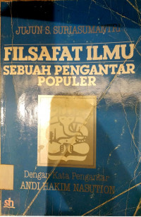 Image of Filsafat Ilmu Sebuah Pengantar Populer