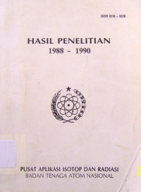Image of Hasil Penelitian 1988 - 1990