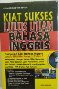 Kiat Sukses Lulus Ujian Bahasa Inggris