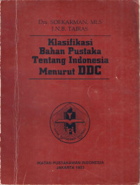 Image of Klasifikasi Bahan Pustaka Tentang Indonesia Menurut DDC