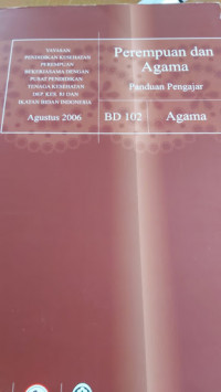 Image of Perempuan dan Agama ( Panduan Pengajar )