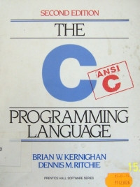 Image of The C Programming Language: Second edition