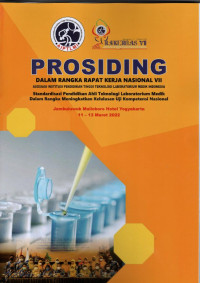 Prosiding dalam rangka Rapat Kerja Nasional VII Asosiasi Institusi Pendidikan Tinggi Teknologi Laboratorium Medik Indonesia : standarisasi pendidikan ahli teknologi laboratorium medik dalam rangka meningkatkan kelulusan uji kompetensi nasional - Jambuluwuk Malioboro Hotel Yogyakarta 11-13 Maret 2022