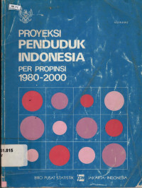 Image of Proyeksi penduduk Indonesia per provinsi 1980 - 2000