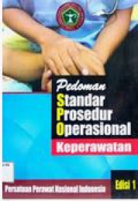 Image of Pedoman Standar Prosedur Operasional Keperawatan edisi 1